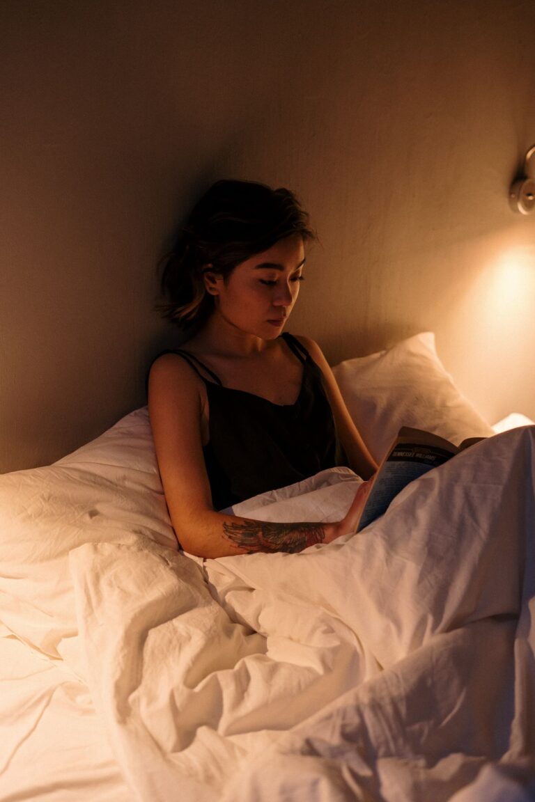 Evening routine for better sleep